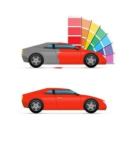 رنگ آمیزی رینگ خودرو عکس وکتور 118فایل