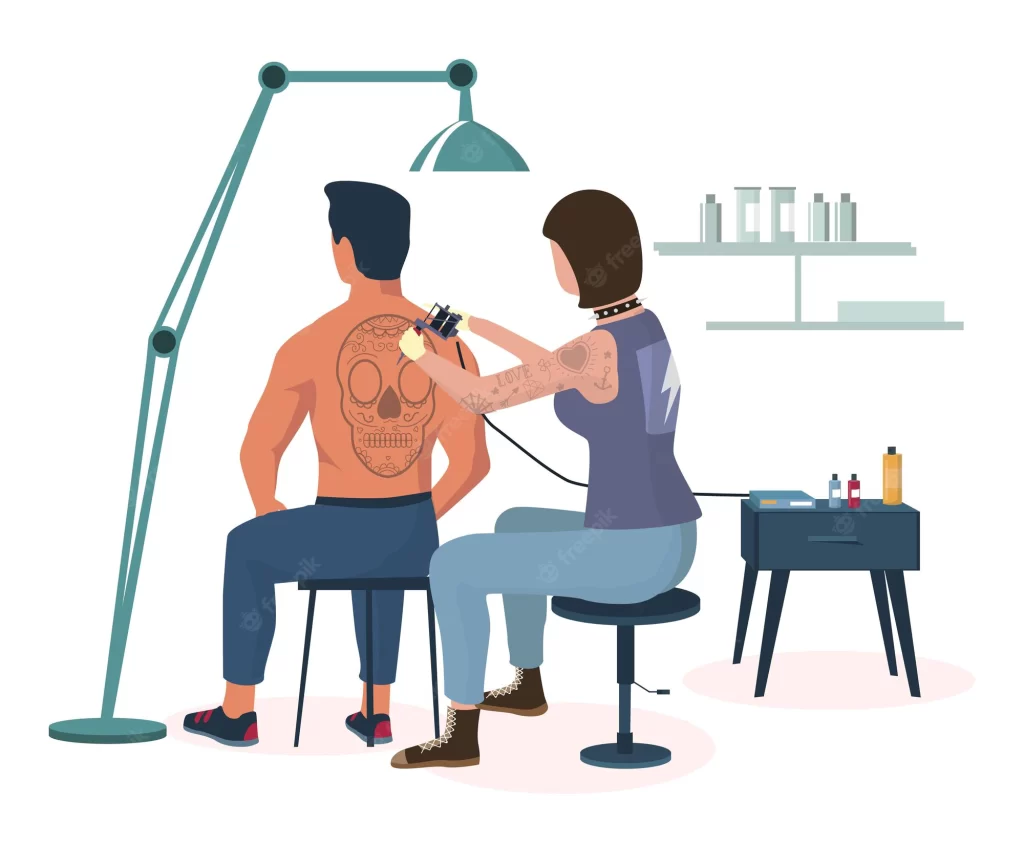 تاتو زدن عکس وکتور 118فایل